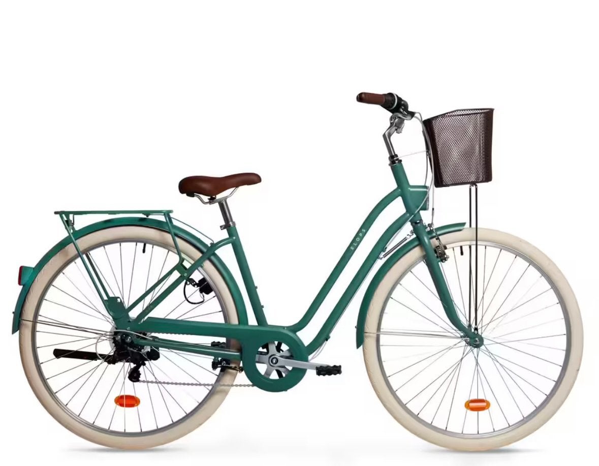 ELOPS Stadsfiets 520 laag frame groen, Vélos & Vélomoteurs, Vélos | Femmes | Vélos pour femme, Comme neuf, Enlèvement
