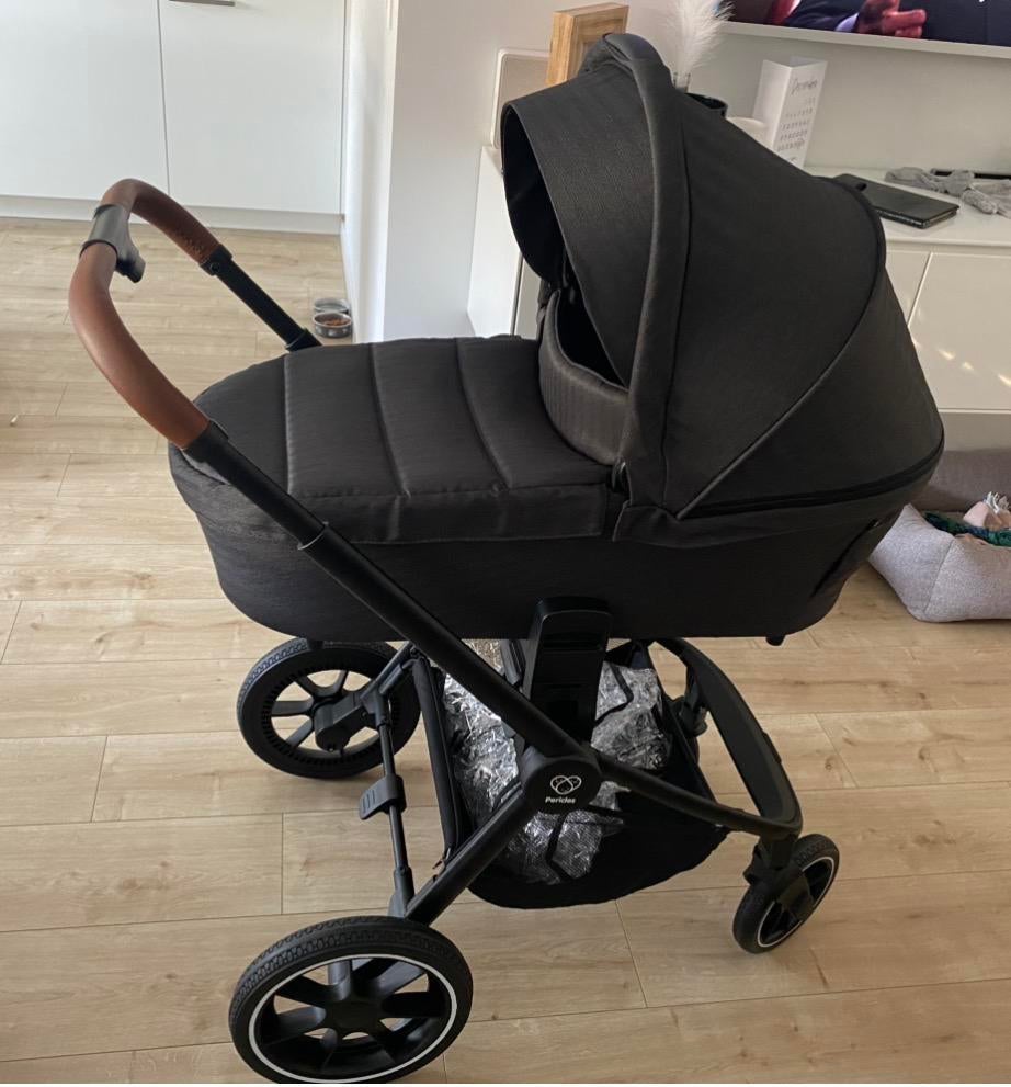 Kinderwagen 3-in1, Enfants & Bébés, Poussettes & Combinaisons, Enlèvement, Comme neuf, Poussette, Tige de poussée réglable