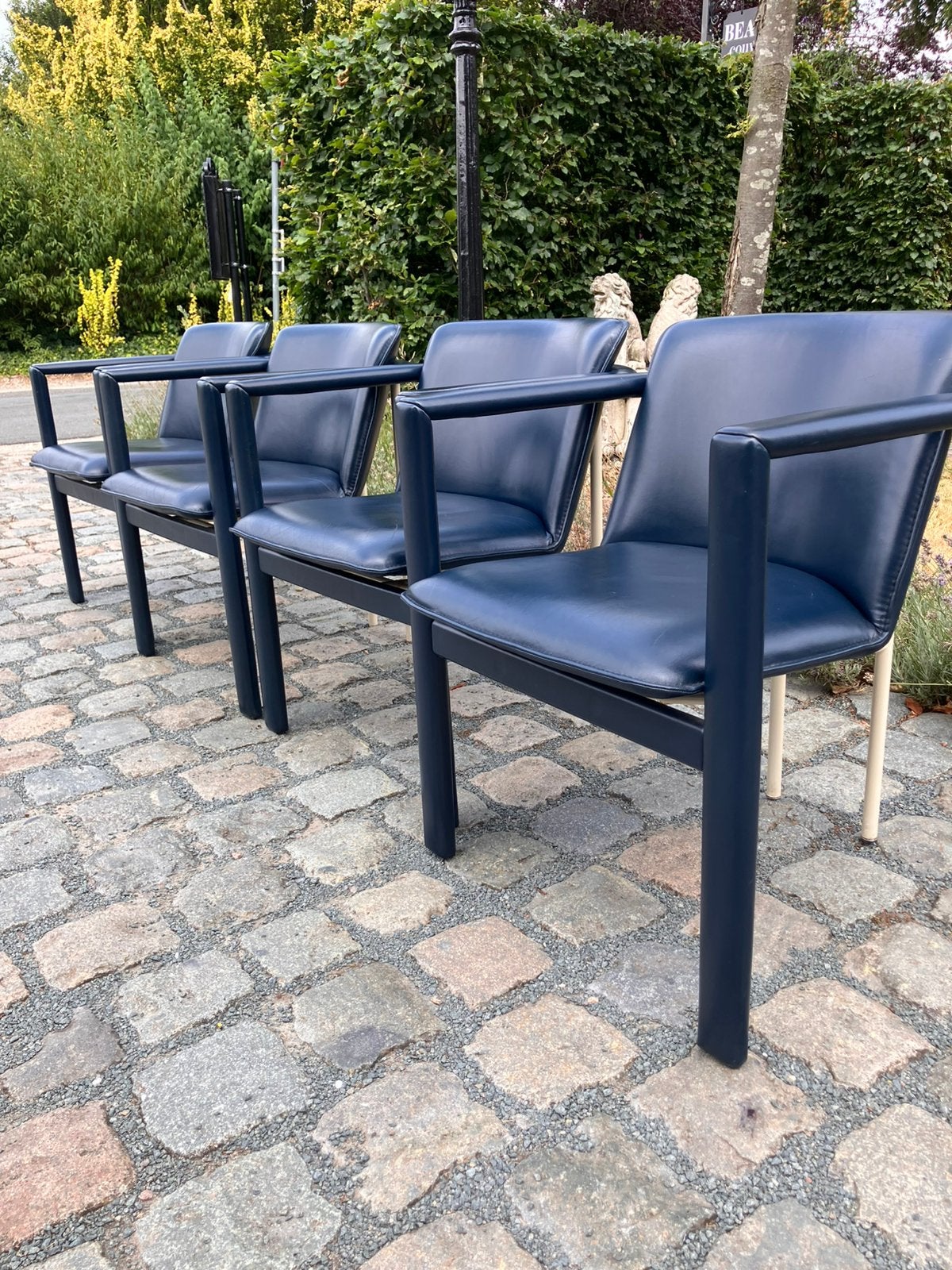 Hugo de Ruiter vintage design Cachucha stoelen, Ophalen, Blauw, Hugo de Ruiter, Zo goed als nieuw