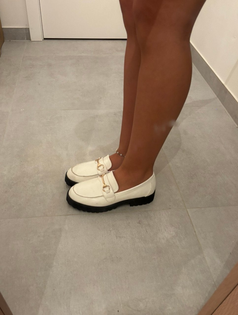 Witte loafers, Ophalen of Verzenden, Zo goed als nieuw, Wit