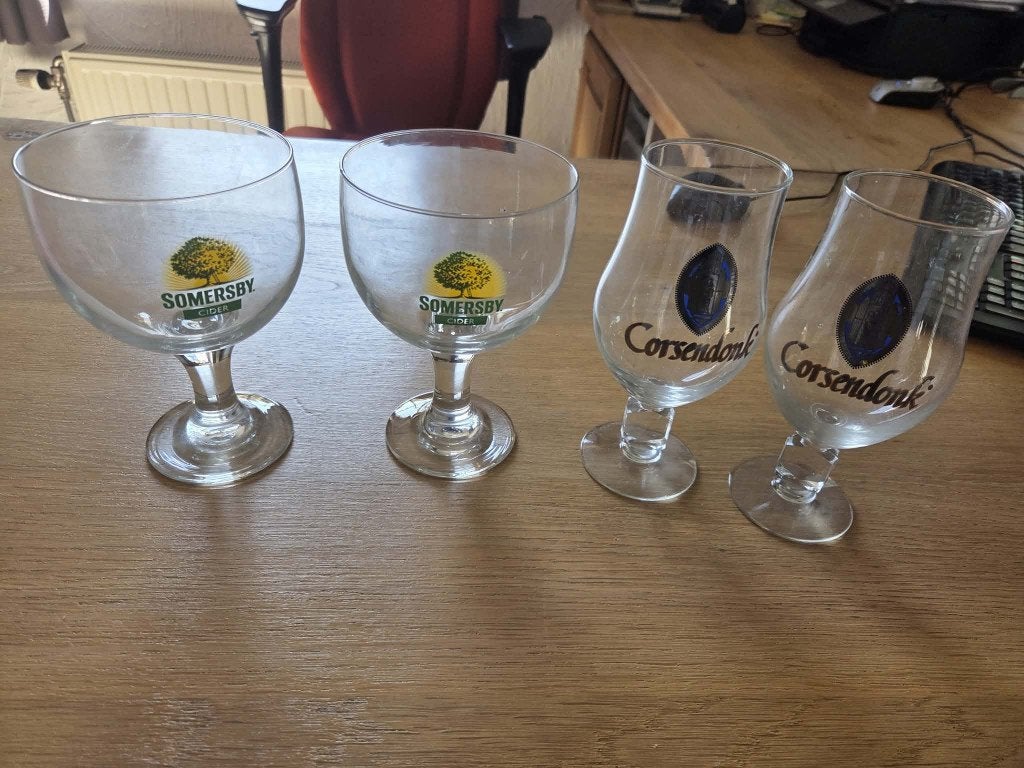 Verres à donner, Enlèvement, Utilisé