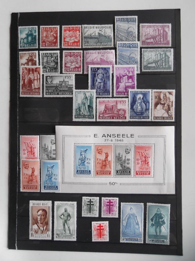 761-791 Jaar - Année 1948 MNH, Timbres & Monnaies, Timbres | Europe | Belgique, Non oblitéré, Gomme originale, Enlèvement ou Envoi