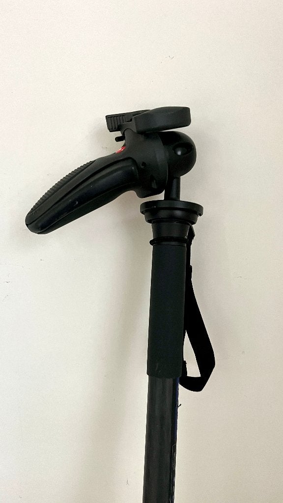 joystickhead Manfrotto + monopod van Leofoto, Audio, Tv en Foto, Gebruikt, Eenpoot, Ophalen of Verzenden, 150 tot 175 cm