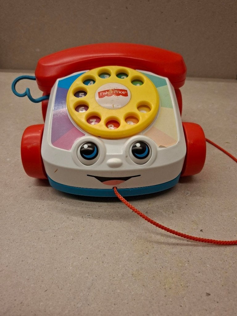 Fisher-Price Chatter Phone - Klassiek opklapbaar speeltje, Kinderen en Baby's, Ophalen, Gebruikt, Duw- of Trekspeelgoed, Met geluid