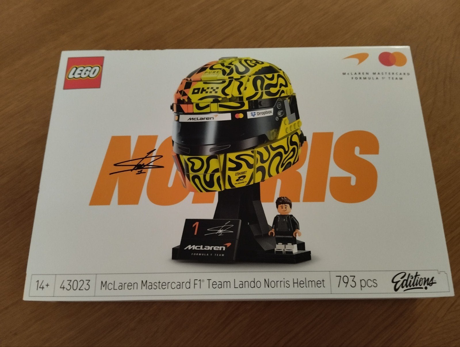 Casque d'équipe Lego 43023 Editions Mc Laren MasterCard F1 T, Enlèvement ou Envoi