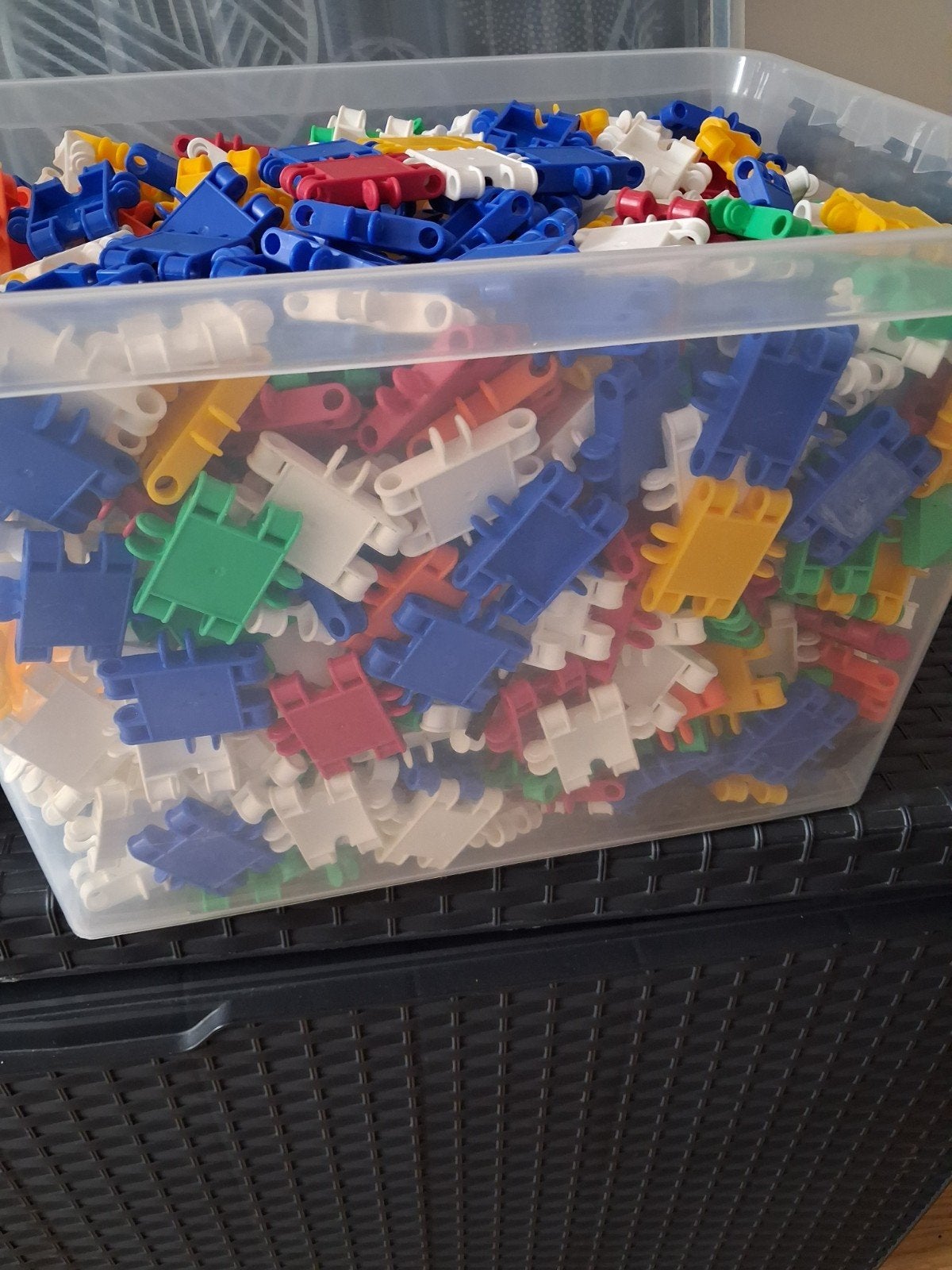 volle bak clicks met auto onderdelen, Enfants & Bébés, Jouets | Blocs de construction, Enlèvement, Comme neuf, Autres marques