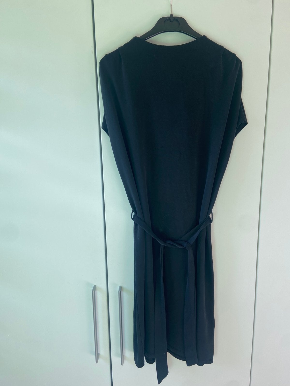 Zwart kleedje, Kleding | Dames, Jumpsuits, Verzenden, Zo goed als nieuw, Maat 42/44 (L), Zwart