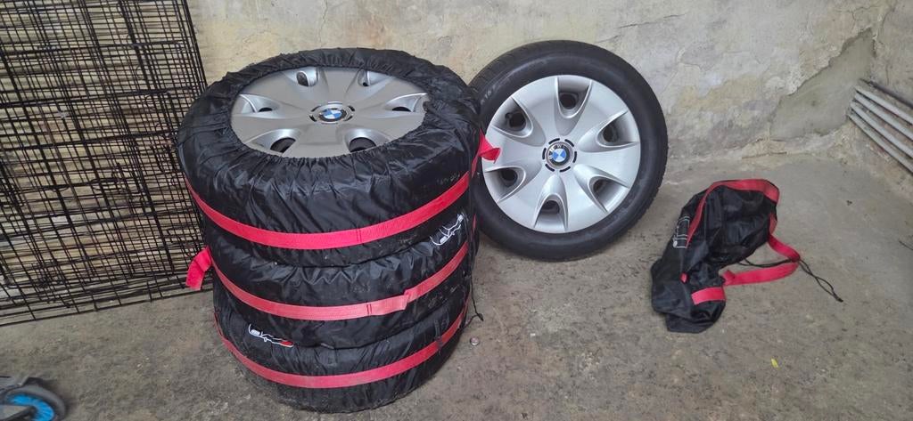 Jante BMW avec nouveau pneu, Enlèvement, BMW