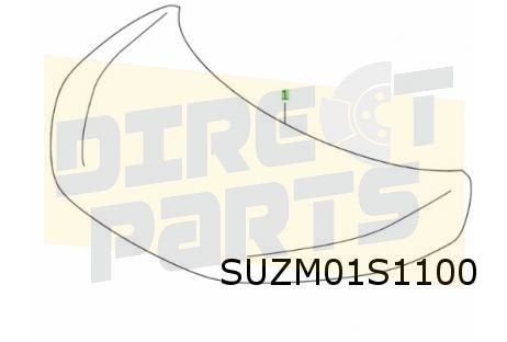 Suzuki Swift (5/24-) (A0L) motorkap Origineel! 5730069T00, -, -, Nieuw, -