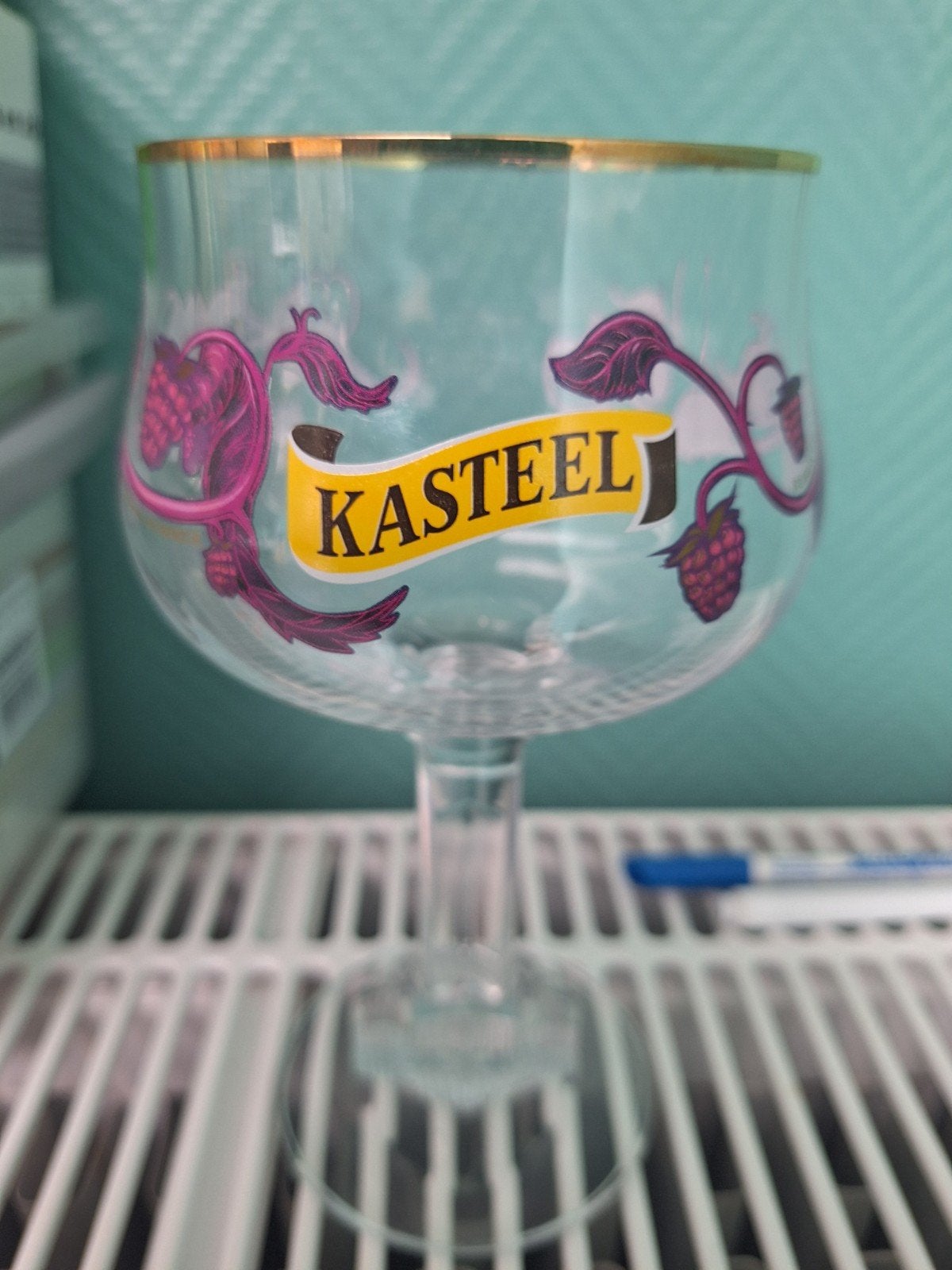 1 verre kasteel rubus de 33cl, Collections, Enlèvement