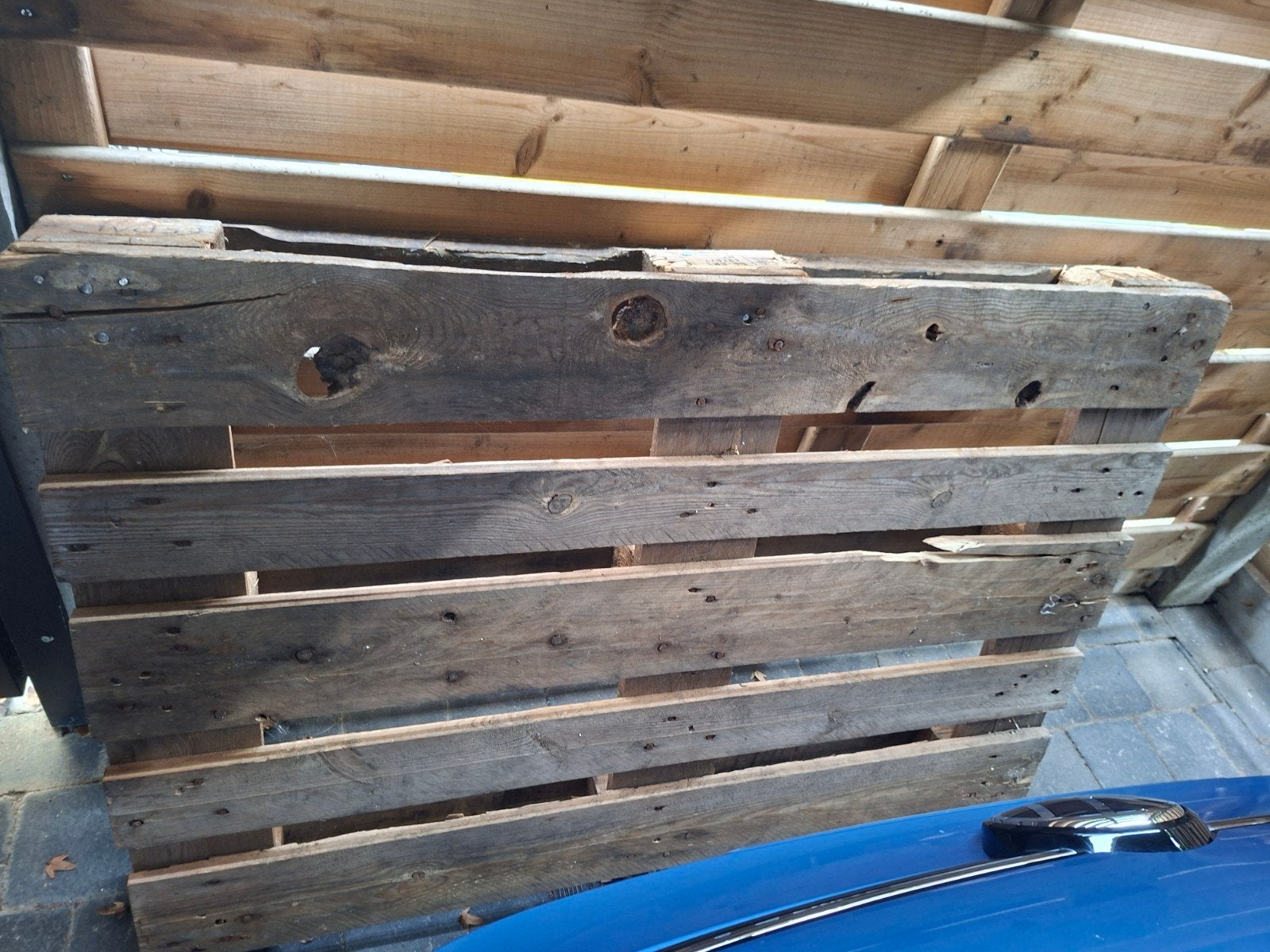 houten pallet, Tuin en Terras, Palen, Balken en Planken, Ophalen