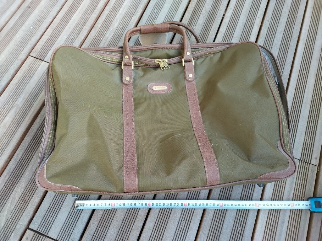 Sac de voyage valise Samsonite 60 litres, 35 à 45 cm, Enlèvement ou Envoi, Utilisé, Cuir