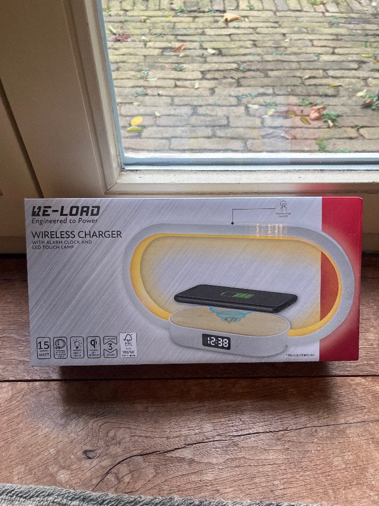 Draadloze lader en alarm NIEUW, Télécoms, Enlèvement ou Envoi, Chargeur sans fil