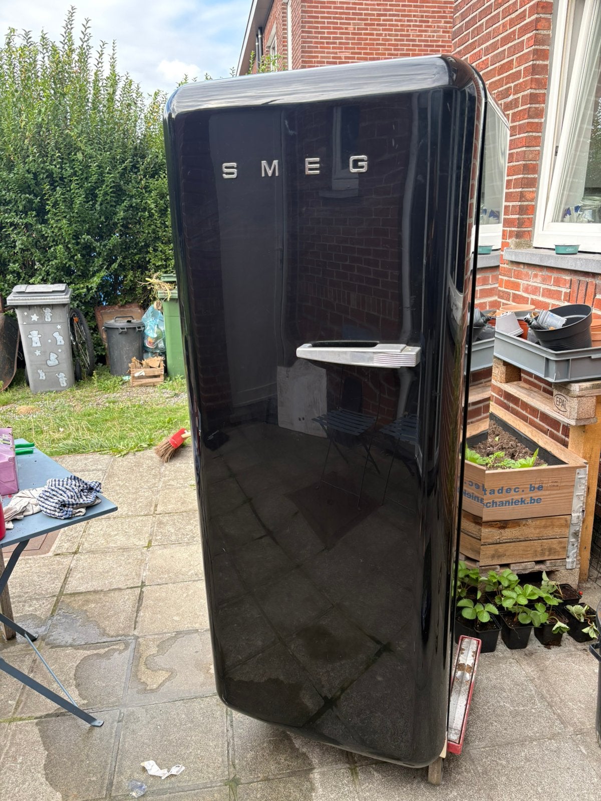 Smeg koelkast, Ophalen, Gebruikt, Met vriesvak