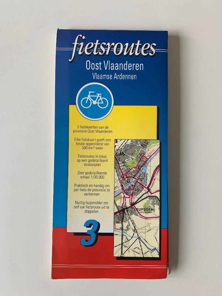 fietsroutes oost vlaanderen vlaamse ardennen, Boeken, Reisgidsen, Ophalen of Verzenden, Zo goed als nieuw, Benelux, Fiets- of Wandelgids