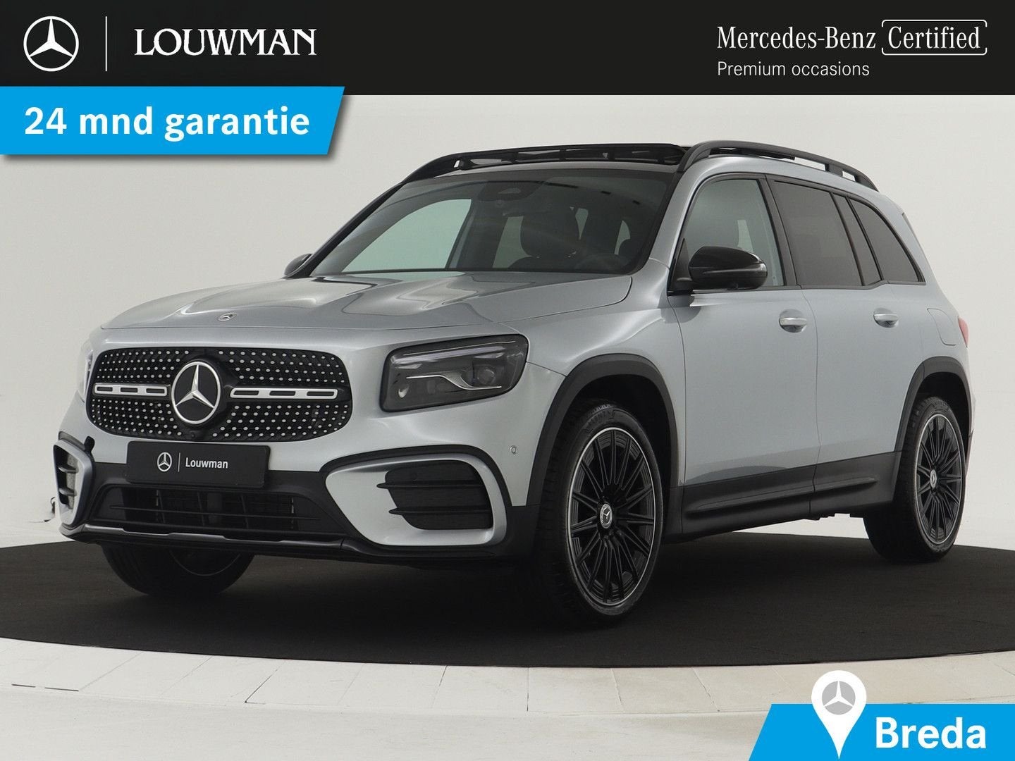 Mercedes-Benz GLB 180 Star Edition 7p. | Trekhaak | Nightpak, Auto's, Automaat, Zwart, SUV of Terreinwagen, 169 g/km