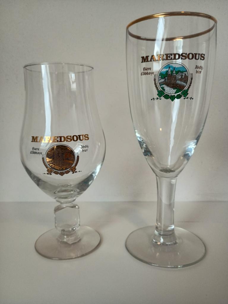 Maredsous glazen, Verzamelen, Ophalen