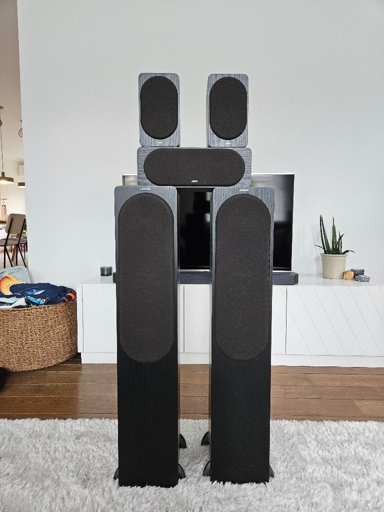 Jamo S 426 HCS 3 - 5.0 Home Cinema Speaker Set, 70 watt of meer, Overige spelers, Ophalen, Overige merken