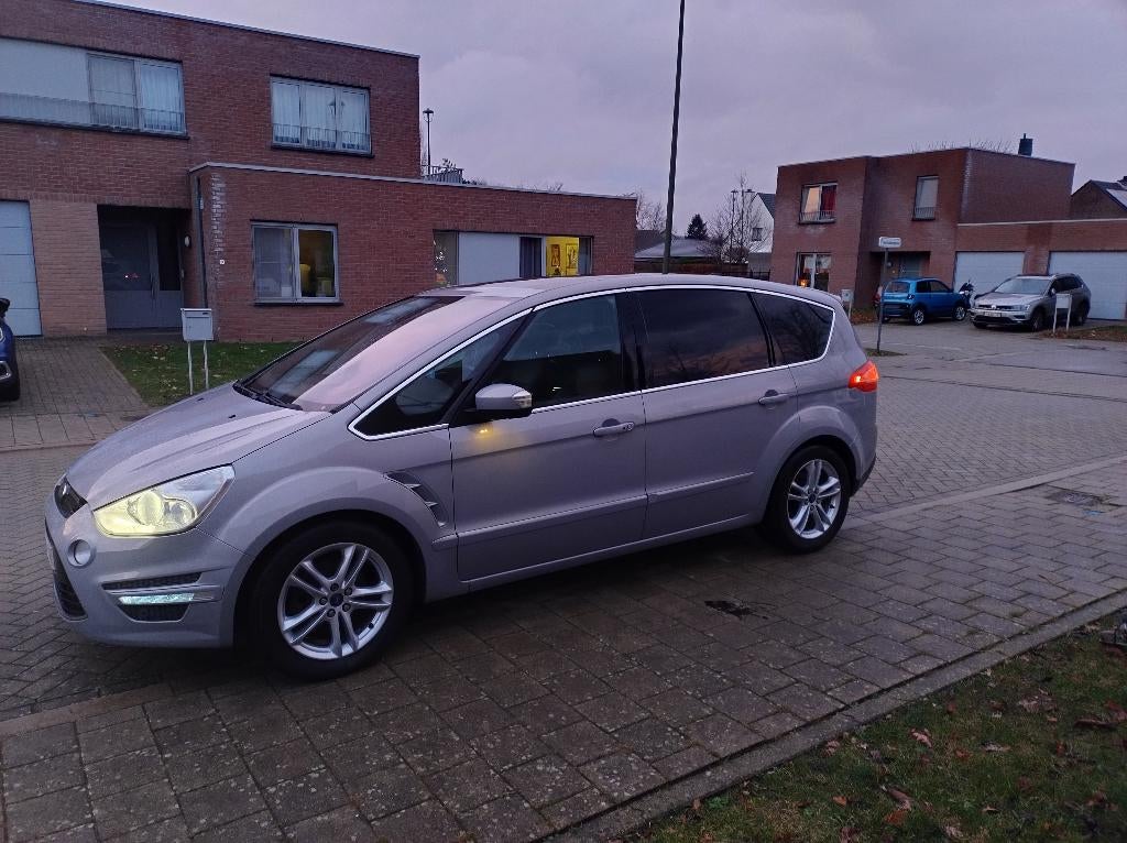 Ford S-max, Autos, Ford, Cuir, Anti démarrage, 7 places, Noir