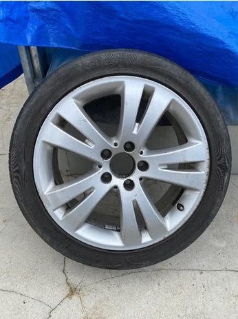 Mercedes Borbet Velg + Vredestein Band 225-45-17 -7.5Jx17H2, Autos : Pièces & Accessoires, Pneus et Jantes, 4 Saisons, 17 pouces