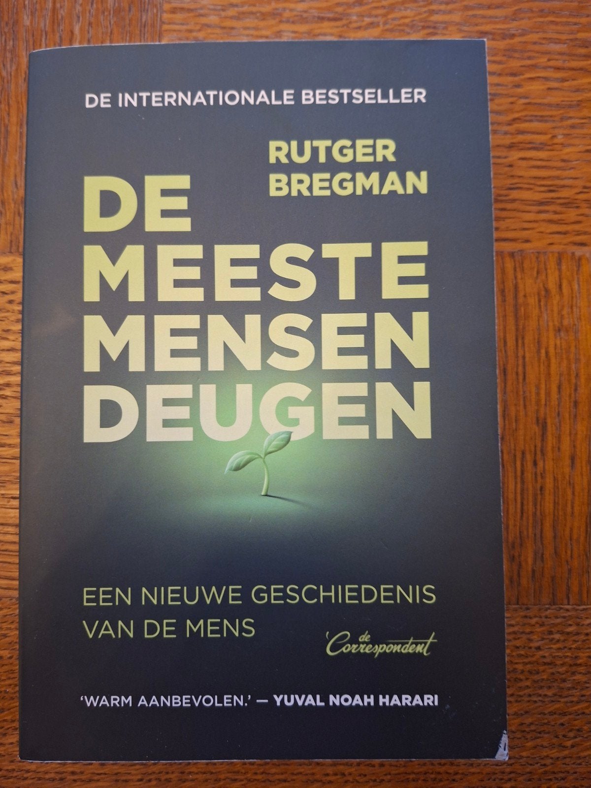 Rutger Bregman - De meeste mensen deugen, Boeken, Ophalen of Verzenden, Rutger Bregman