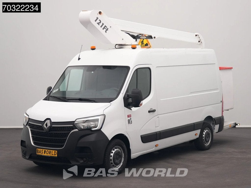 Renault Master 145PK Hoogwerker 12,1m Werkhoogte L2H2 LED Tr, Autos, 145 ch, Achat, Euro 6, Entreprise