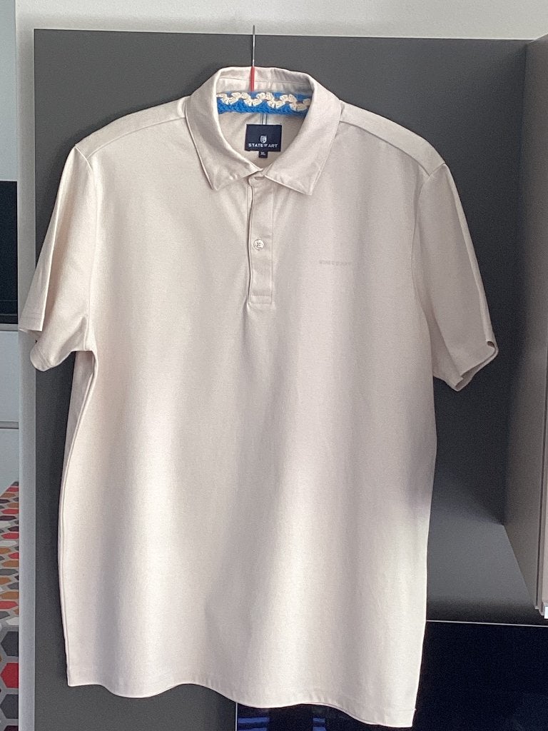 Polo heren, State of Art, Verzenden, Beige, Maat 56/58 (XL)