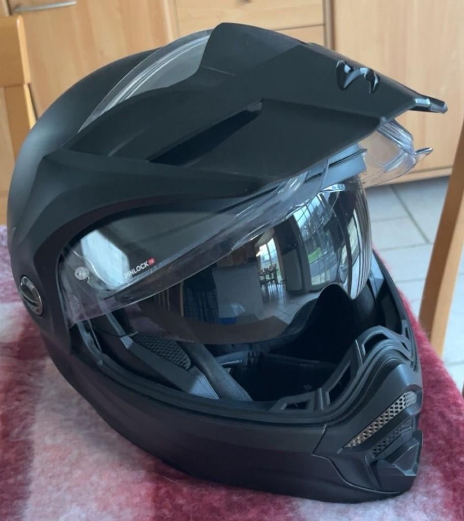 Scorpion ADX-2 cross-over systeemhelm - maat L - als nieuw, Motoren, Ophalen of Verzenden, Nieuw zonder kaartje, L, Systeemhelm