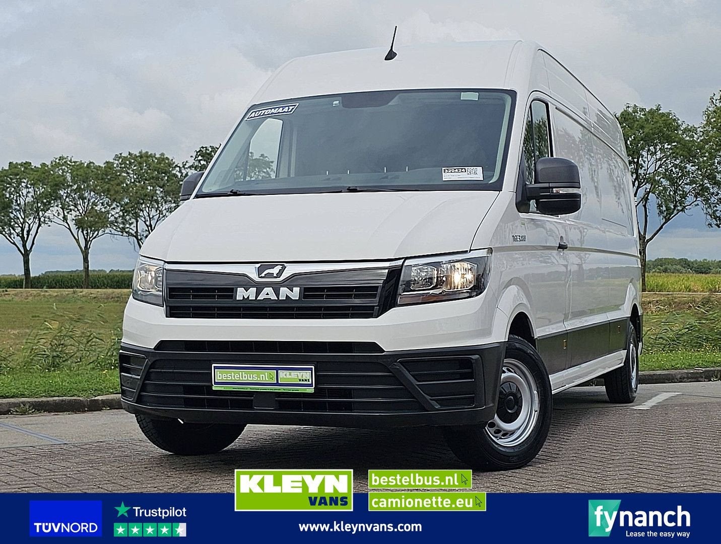 MAN TGE 3.180 L4H3 Navi 177Pk AC!, Auto's, Bestelwagens en Lichte vracht, Automaat, Wit, Bedrijf, Diesel