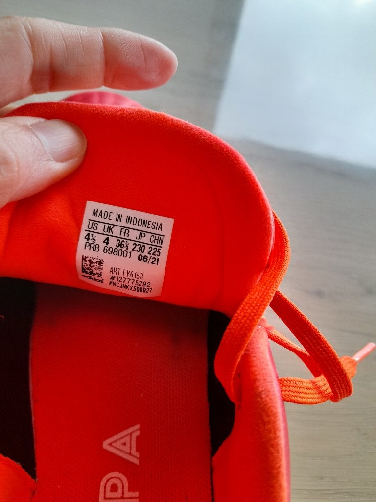 Adidas Copa Sense.3 FG Junior voetbalschoenen – maat 36 2/3, Ophalen, Gebruikt, Schoenen
