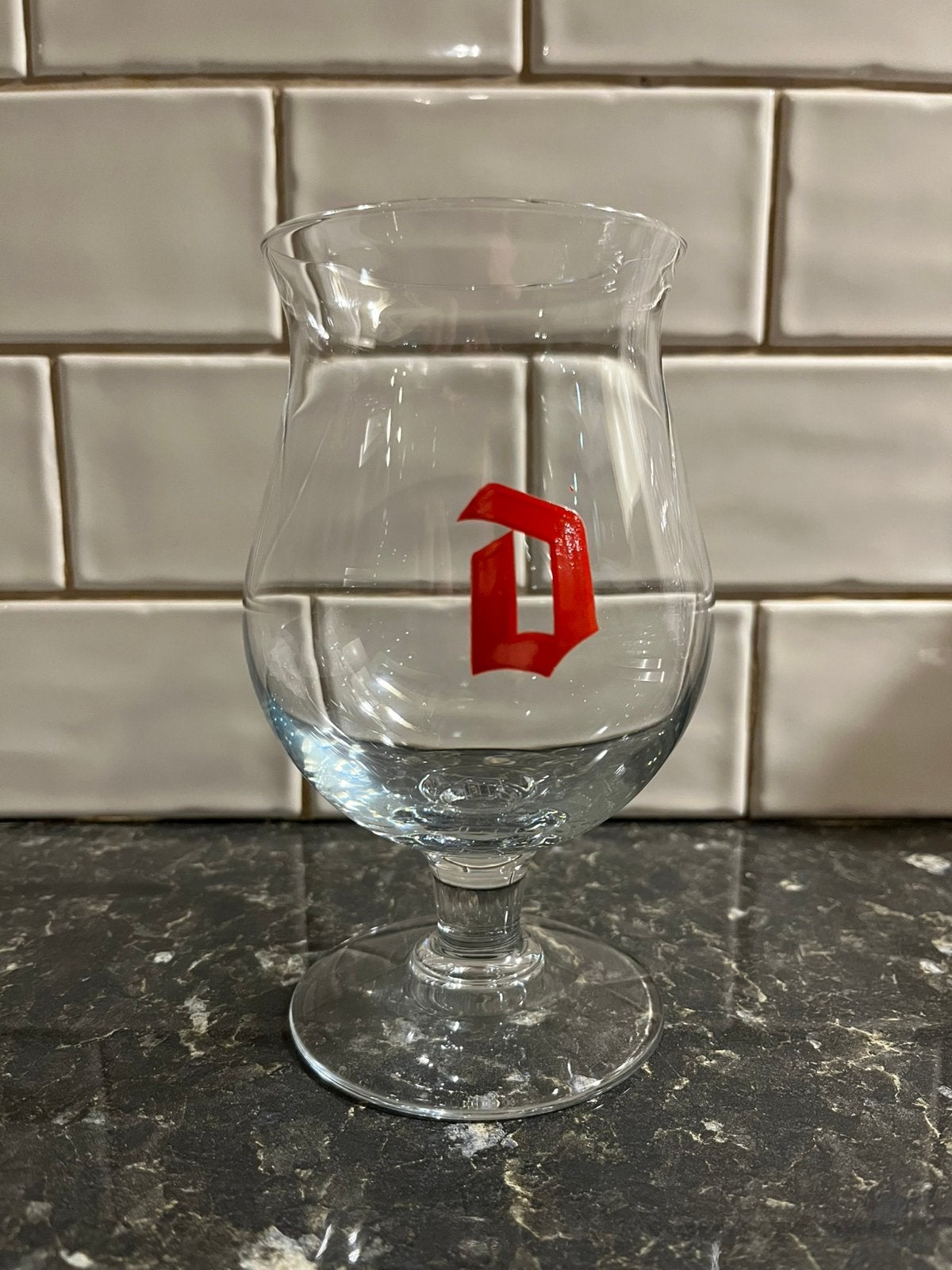 Duvel - US glas (GEEN TRITAN), Ophalen of Verzenden, Zo goed als nieuw
