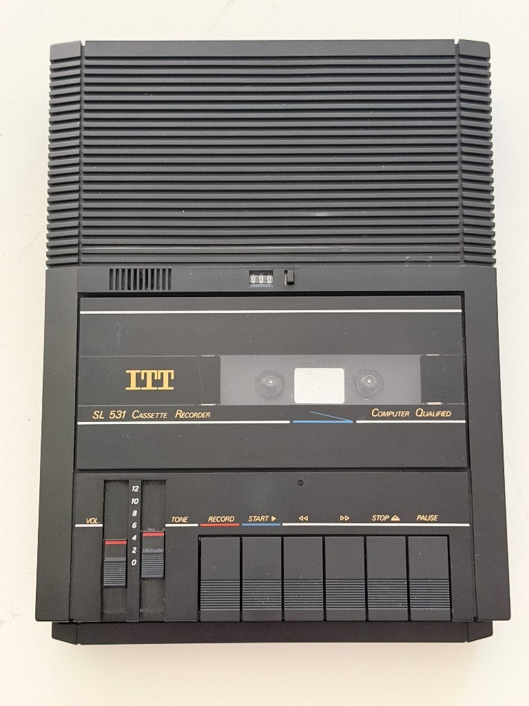 Vintage ITT SL 531 cassettespeler/cassetterecorder - Getest, Audio, Tv en Foto, Cassettedecks, Ophalen of Verzenden, Enkel, Overige merken