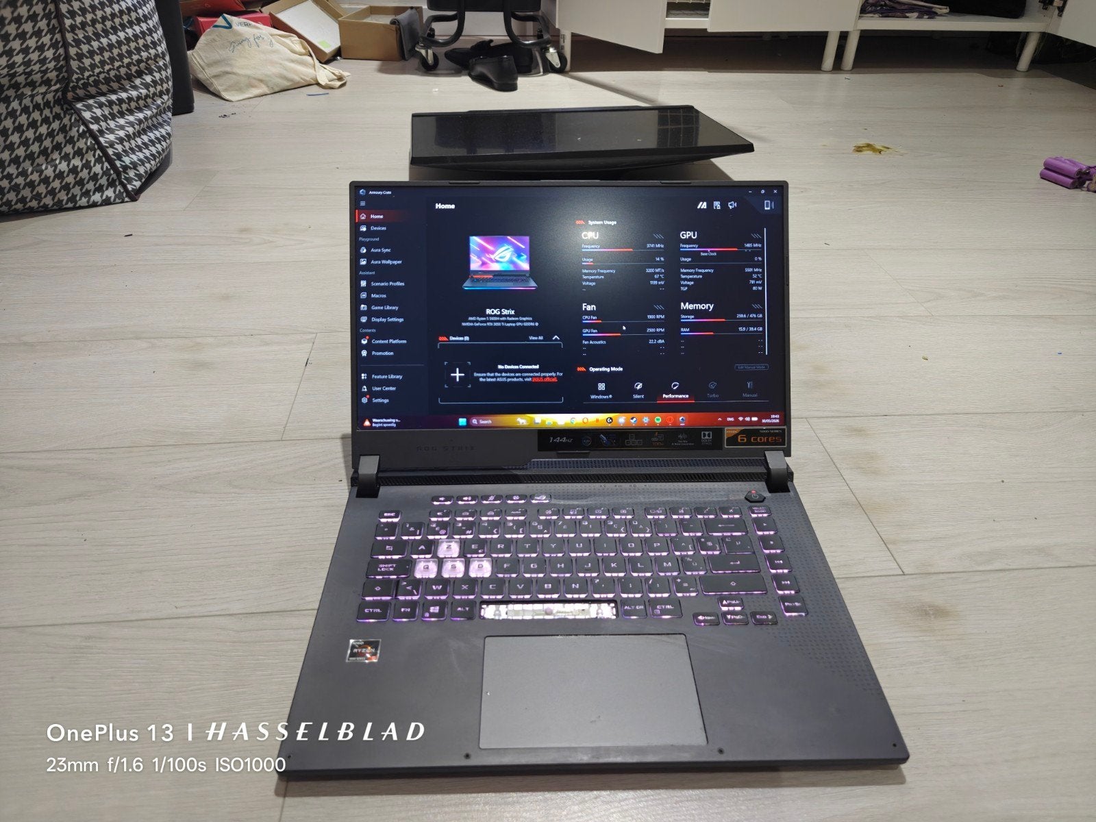Asus rog laptop, Ophalen