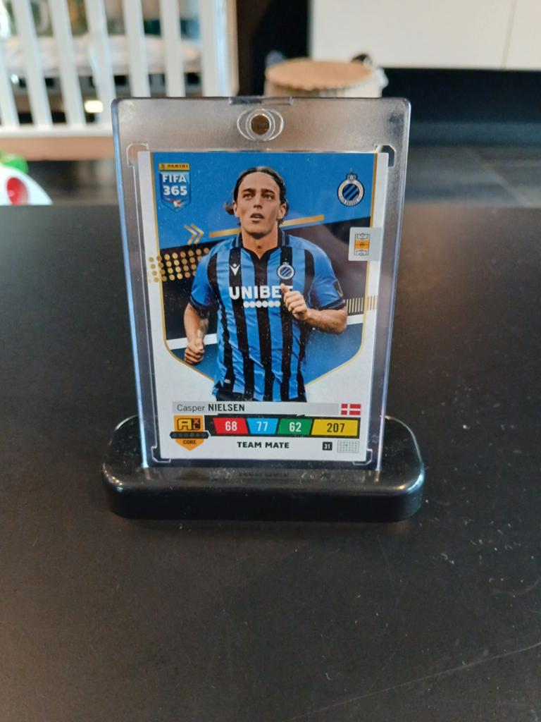 Nielsen club brugge panini kaart in mooie houder, Ophalen of Verzenden