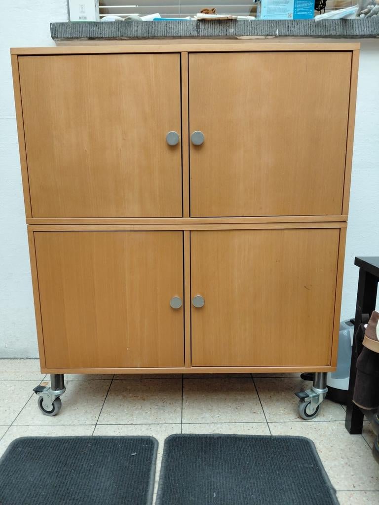 Ikea kastjes op wieltjes, Ophalen, Gebruikt