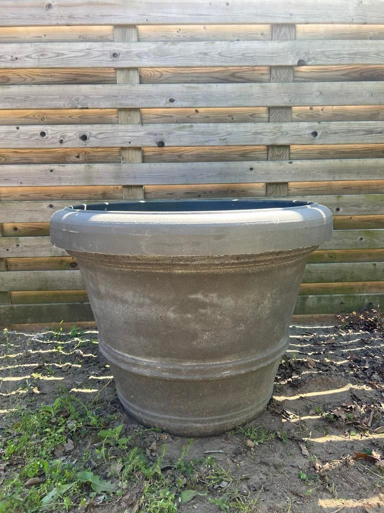 Bloempot kunststof 76cm diameter/ 65 cm hoog, Tuin en Terras, Ophalen, Gebruikt, Kunststof