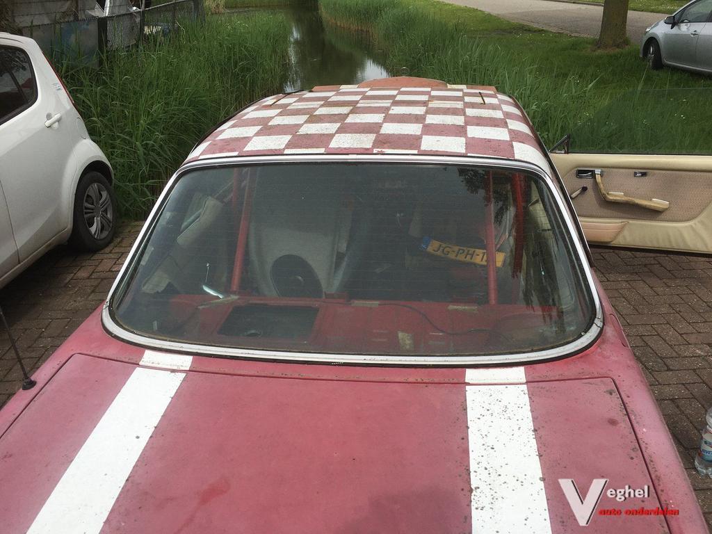 Mercedes W123 Coupe Achterruit 1978, -, -, Enlèvement, Utilisé