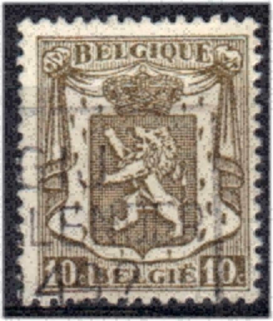 Belgie 1935 - Yvert/OBP 420 - Klein staatswapen 10 c. (ST), Postzegels en Munten, Verzenden, Gestempeld, Gestempeld