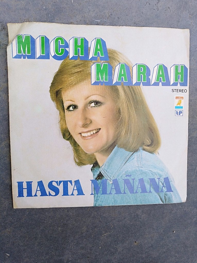 MICHA MARAH: "Hasta Mañana"/MICHA MARAH-SETJE!, Pochette photo, Enlèvement ou Envoi
