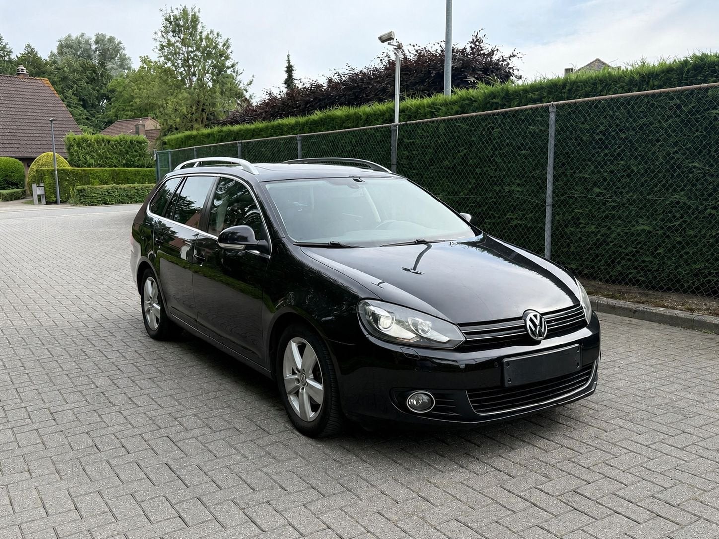 VW Golf 6 1.4 TSI break 155.000 km gekeurd voor verkoop, Auto's, Volkswagen, Euro 5, Alcantara, Zwart, 5 deurs