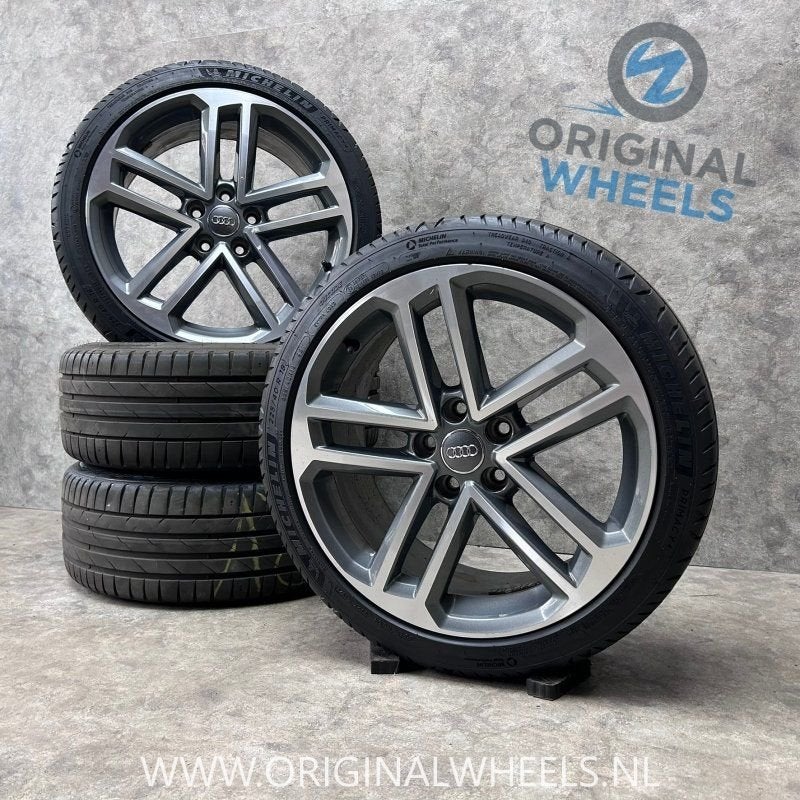 18 inch originele velgen + zomerbanden Audi A3 S3, Auto-onderdelen, 18 inch, Gebruikt, -, -