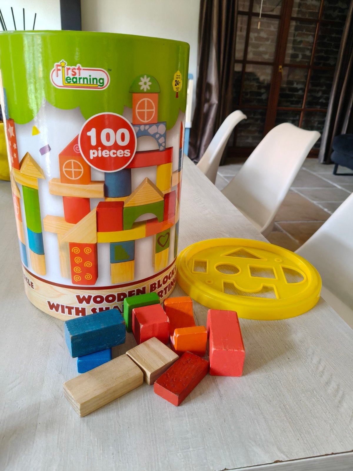 Houten blokjes first learning, Kinderen en Baby's, Ophalen