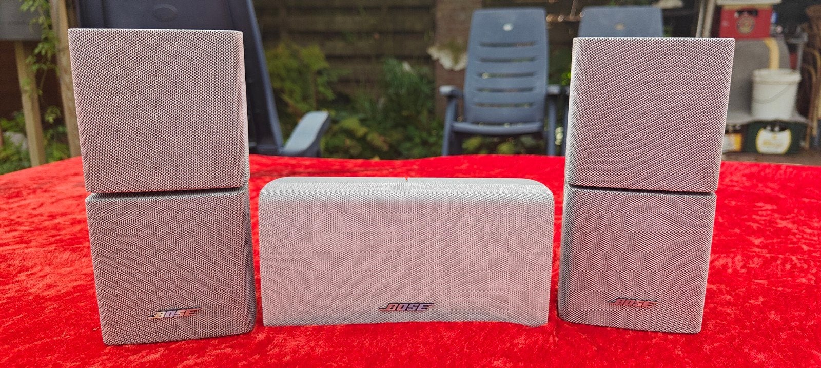 Bose Dubbele Cube luidsprekers 3x zilvergrijs, Audio, Tv en Foto, Ophalen of Verzenden