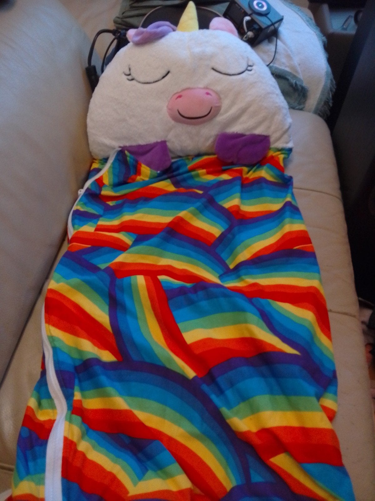 2 en 1 coussin \ sac de couchage enfants, Enlèvement ou Envoi, Comme neuf
