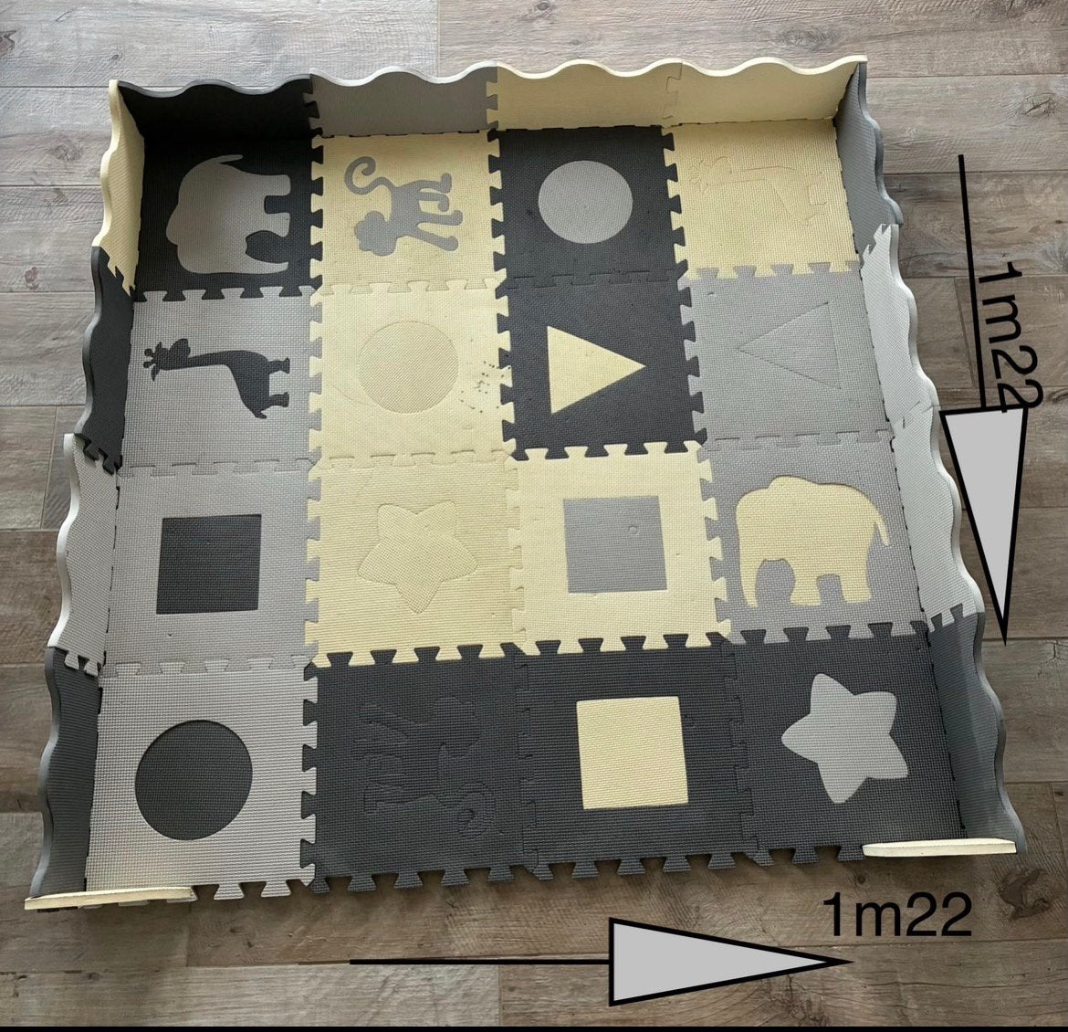 Speelmat/puzzelmat, Ophalen, Zo goed als nieuw, Speelkleed