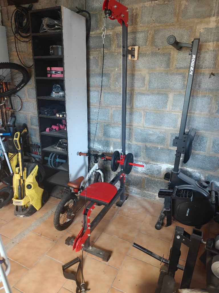 Lat pulldown/pulley met wandmontage, Ophalen, Zo goed als nieuw, Rug, Overige typen
