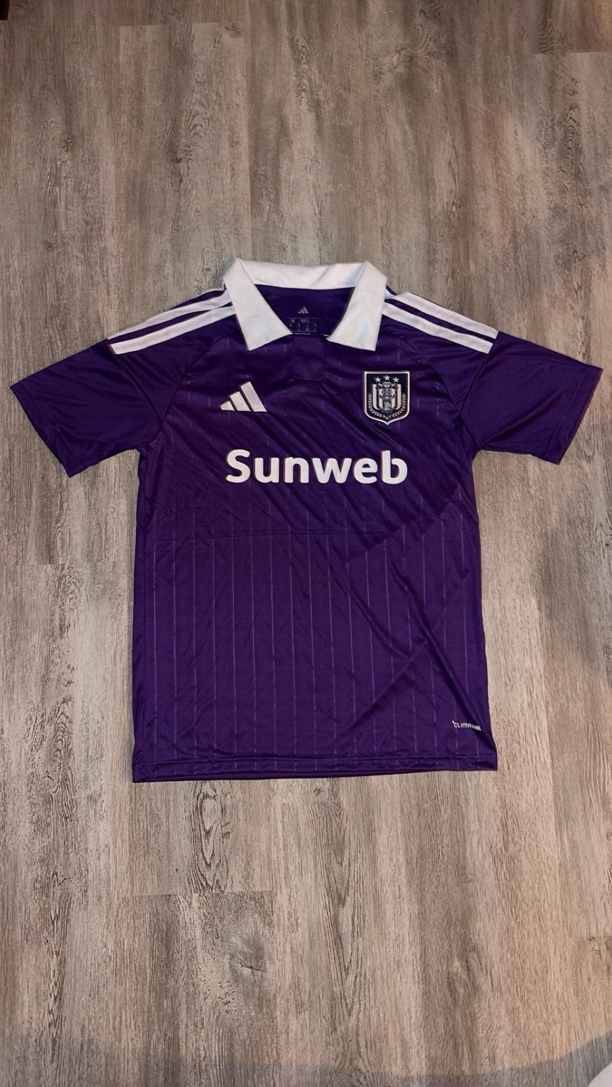 Nieuw anderlecht shirt maat m, Sport en Fitness, Maat M, Ophalen of Verzenden, Zo goed als nieuw, Shirt