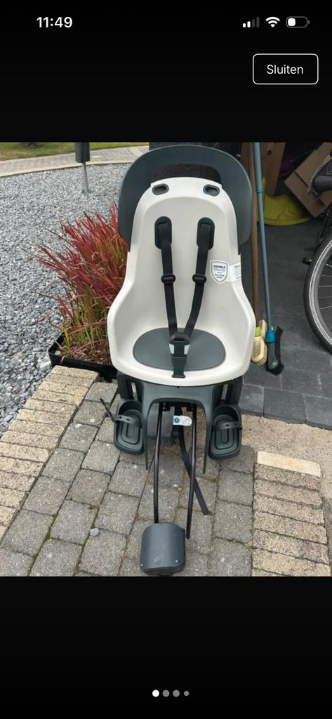Fietsstoeltje nieuw Go bike Maxi, Ophalen, Achterzitje, Voetsteuntjes, Nieuw