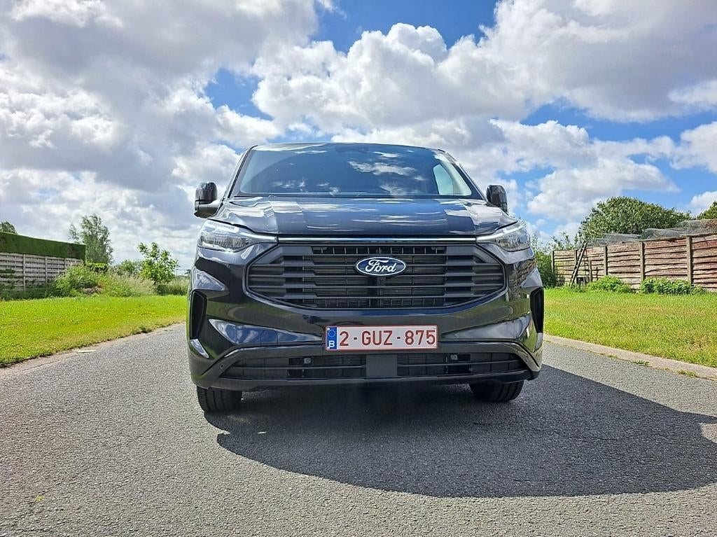 LEASING / RENTING FORD TRANSIT CUSTOM - DC 5/6 PLAATSEN, Auto's, Automaat, Euro 6, Zwart, Bedrijf