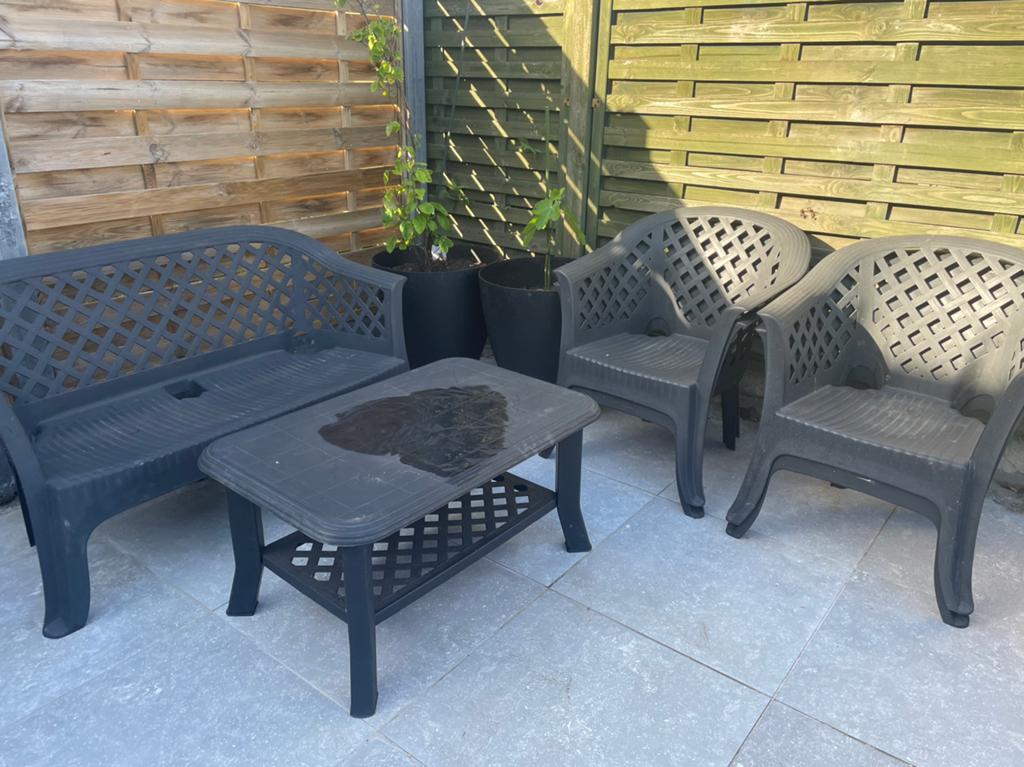 Tuinset nog in goede staat, Tuin en Terras, Ophalen, Gebruikt, Tuinset